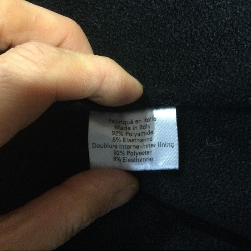 HERMES SELLIER Navy Nylon and Fleece Lined Light Zip Jacket - Picture 11 of 12